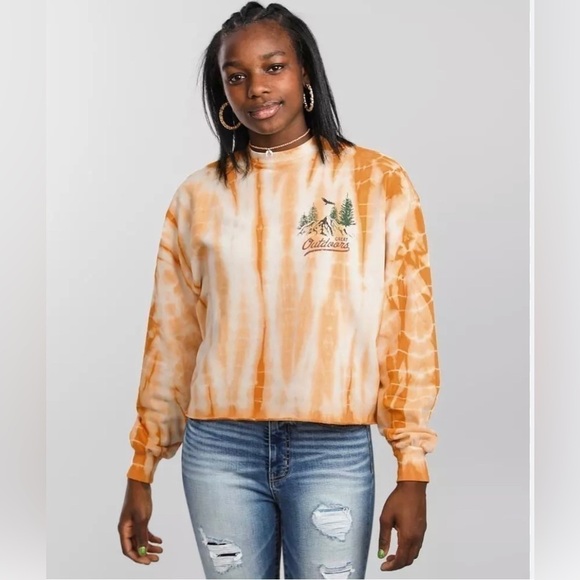 Urban Nation Great Outdoors Joshua Tree Cropped Pullover Medium - Picture 1 of 7